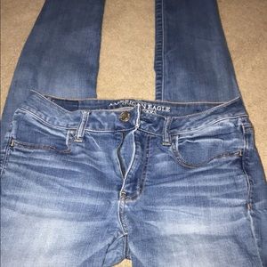 American Eagle mid rise super stretch jeans